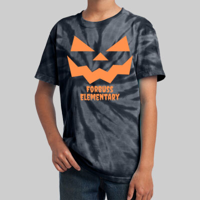 Youth Tie-Dye T-Shirt - Fall - Jacko Lantern Orange  Thumbnail