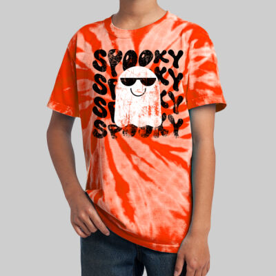 Youth Tie-Dye T-Shirt - Fall - Cool Ghost Thumbnail
