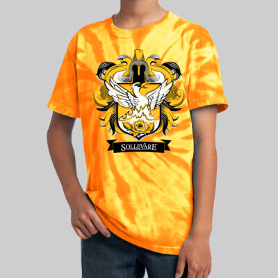 Youth Tie-Dye T-Shirt - House Sollevare Crest Thumbnail