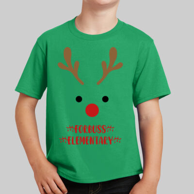 Youth T-Shirt - Winter Holidays - Reindeer Thumbnail