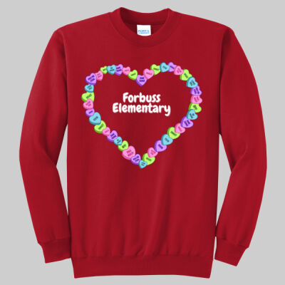 Adult Crewneck - Spring - Candy Hearts Thumbnail