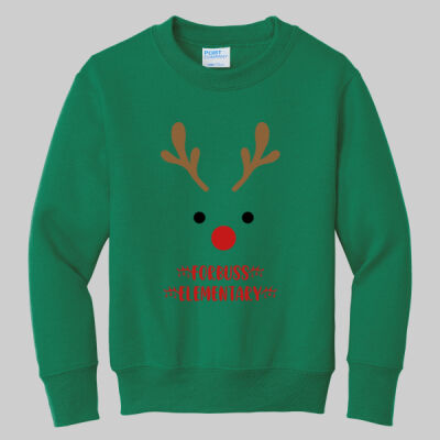 Youth Crewneck - Winter Holidays - Reindeer Thumbnail