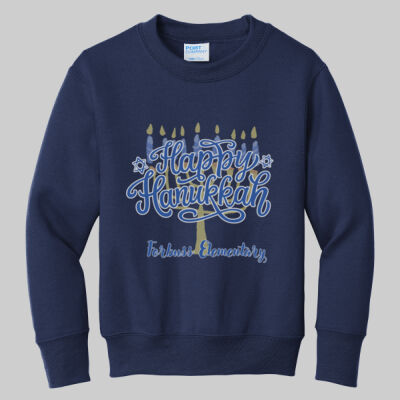 Youth Crewneck - Winter Holidays - Happy Hanukkah Thumbnail